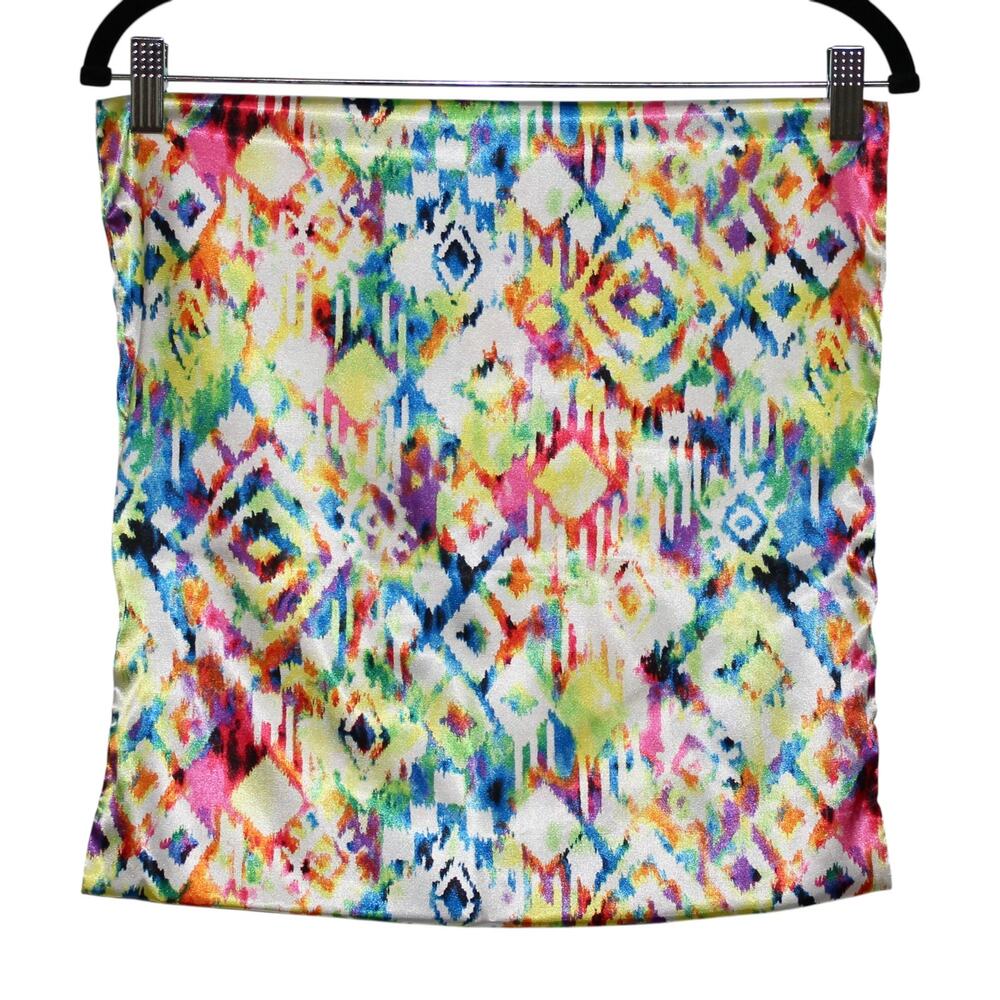 Decorative Pillow Case Silky Colorful 16”x16” Handmade